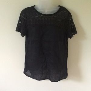 J Crew factory linen top, EUC, size 4